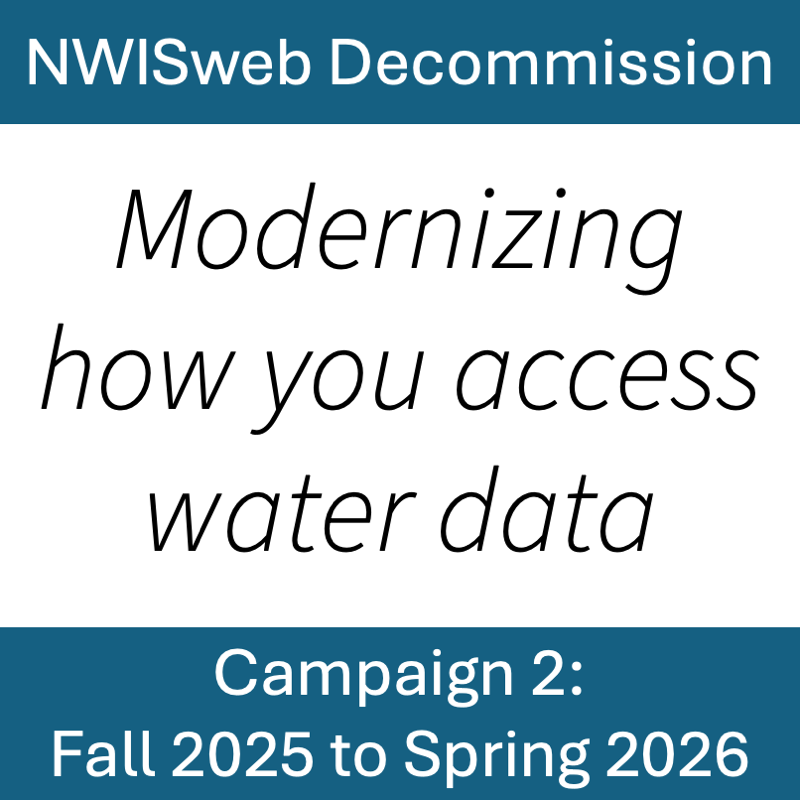 NWISweb Decommission Campaign 2