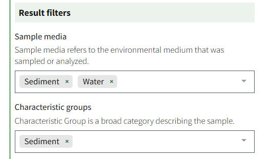 An image of a computer screen with boxes that are filled with query parameters.