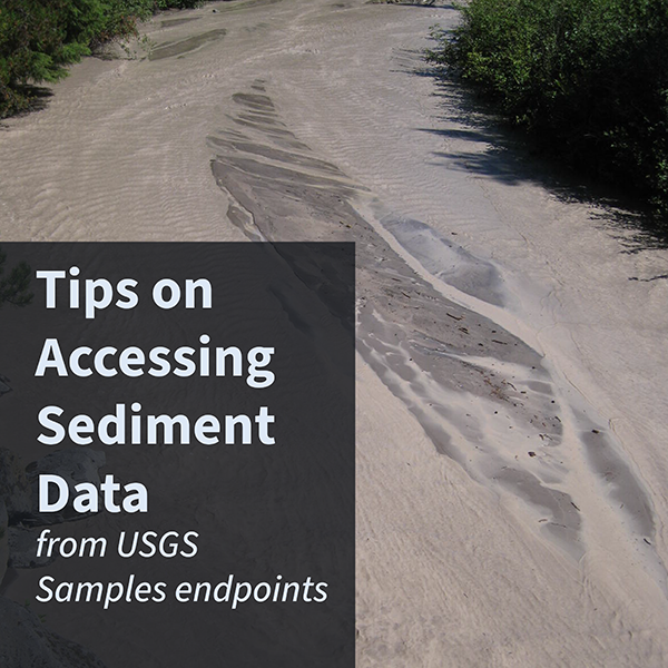 Tips on Accessing Sediment Data