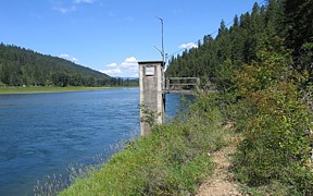 Kootenai River at Leonia, ID - USGS file photo